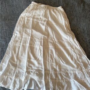 White Maxi Skirt